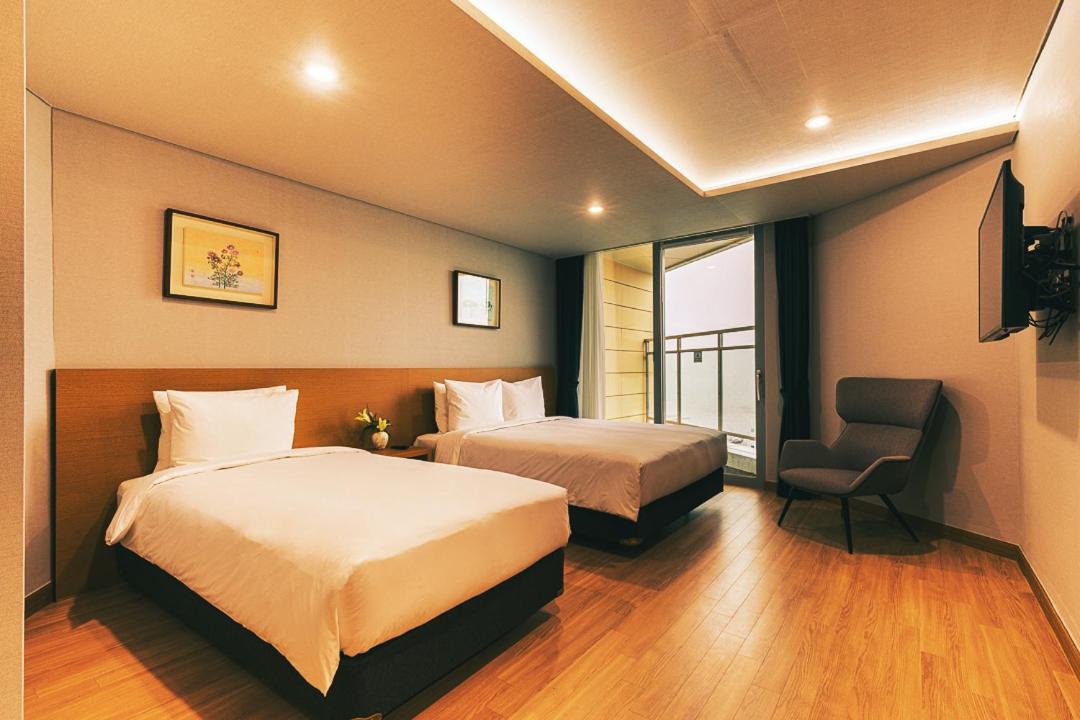 광수호텔 해운대 Kwangsu Hotel Busan Bagian luar foto